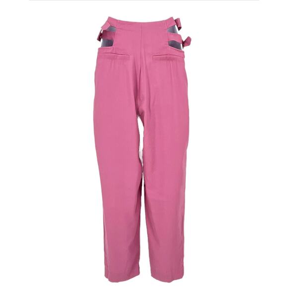 Le Blog Buckle Waist Pants in Pink Size 38/6 - Picture 3 of 7